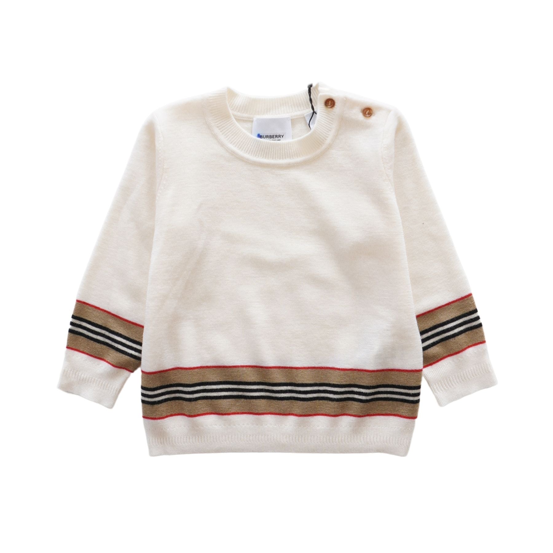 Burberry Kids Burberry Striped Sweater Burberry KIDS Sleeveless V