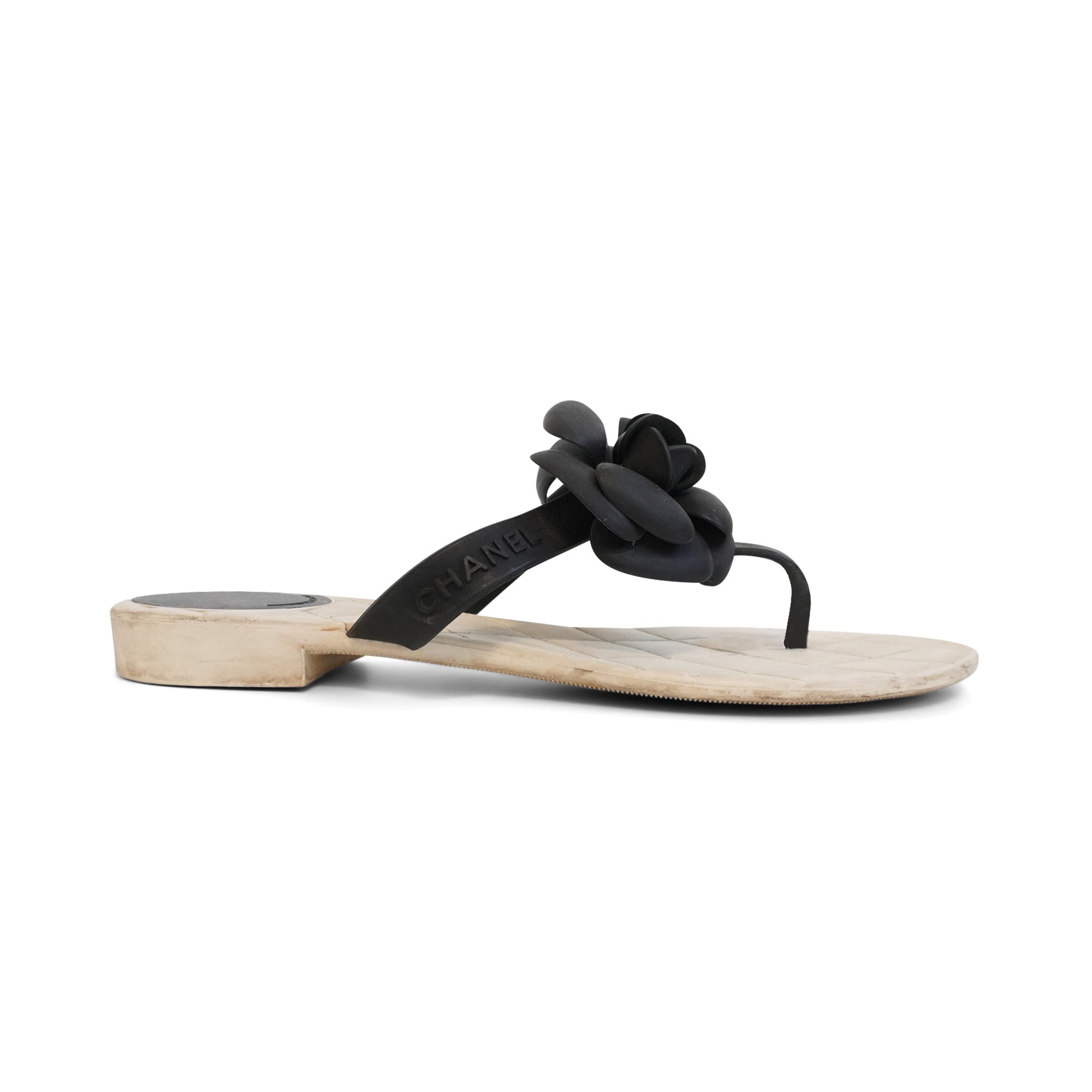 Chanel 'Camellia' Flip Flops Women's 38 – Fashionably Yours