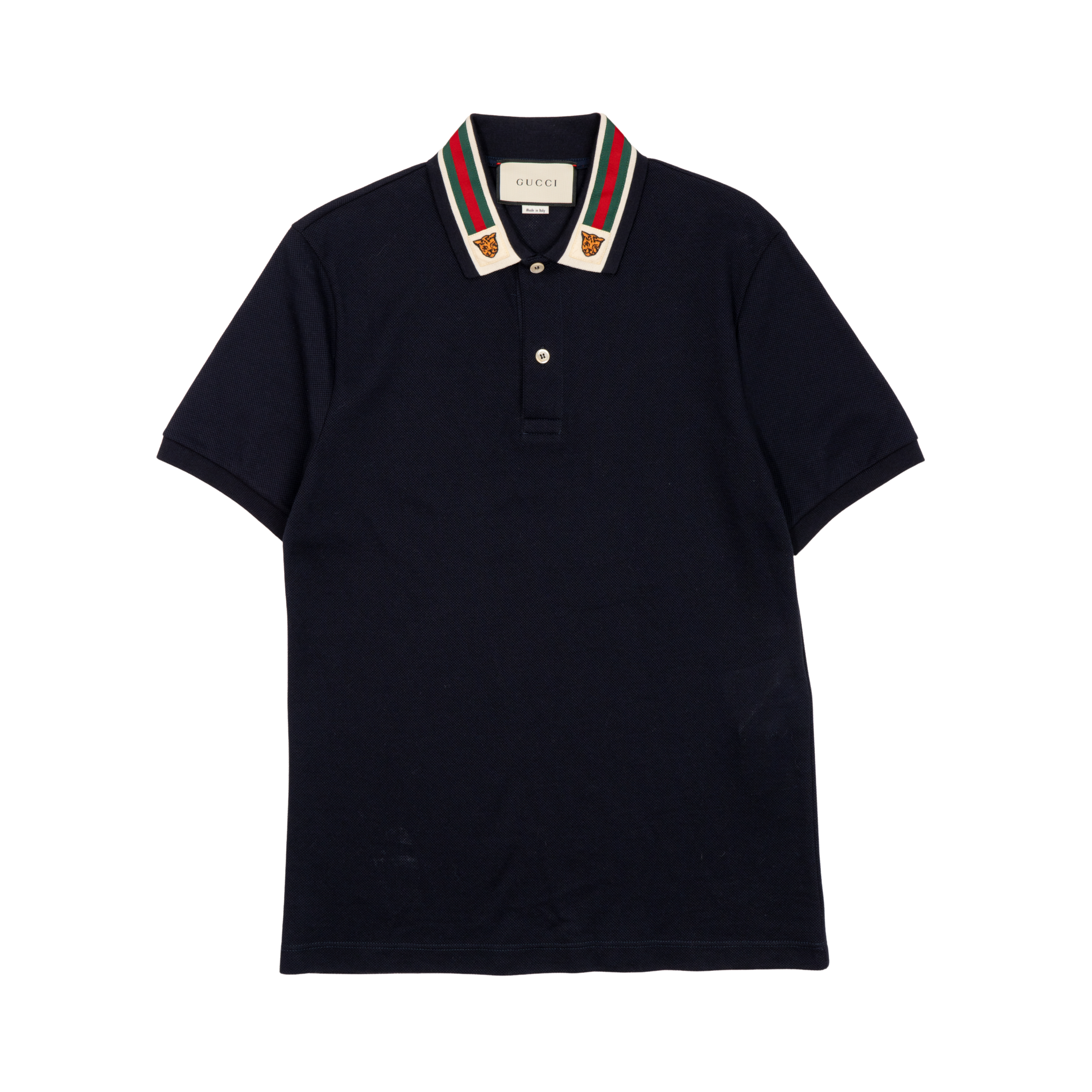 Gucci 'Tiger' Polo Shirt - Men's S – Fashionably Yours Gucci 'Tiger' Polo Shirt - Men's S – Fashionably Yours
