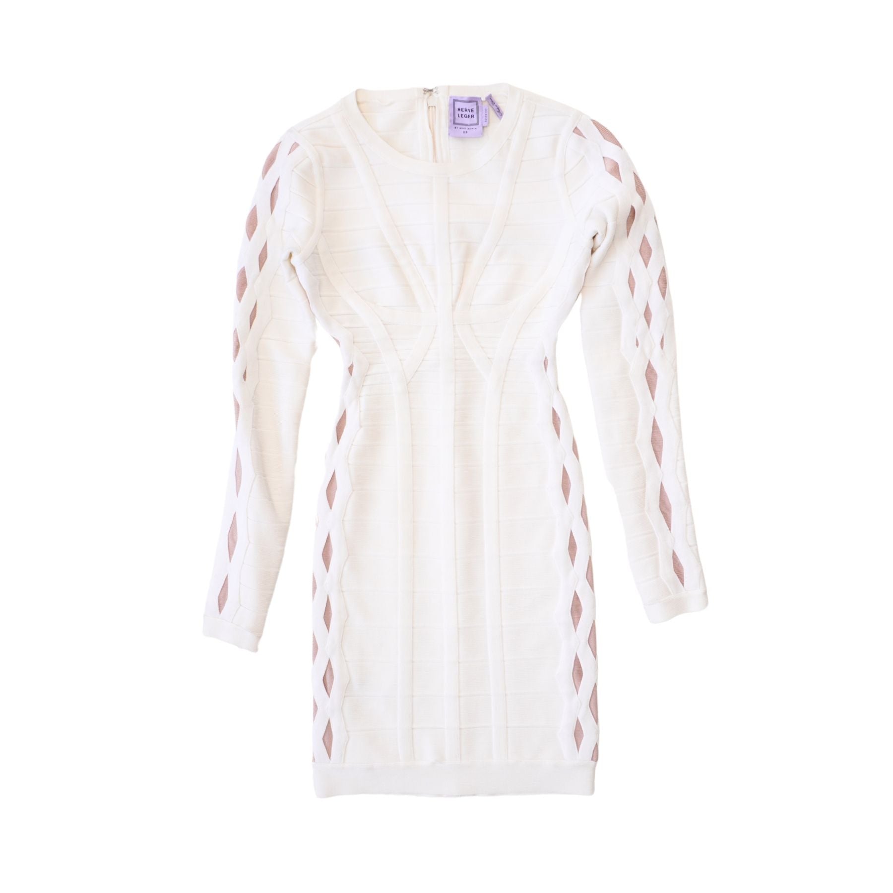 Herve Leger Long-Sleeve Bandage Dress - Women's XS Herve Leger Long-Sleeve Bandage Dress - Women's XS