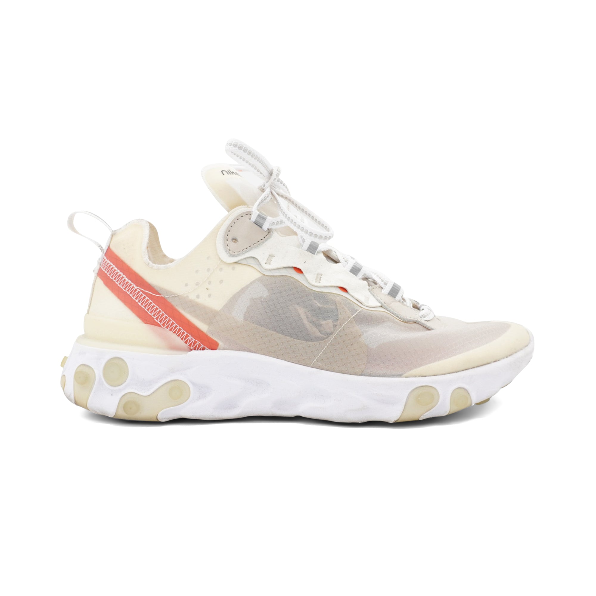 87 Sail Nike Sneakers React Element 87 Nike React Element 87 Sail Light Bone White Barely Volt โ Kith