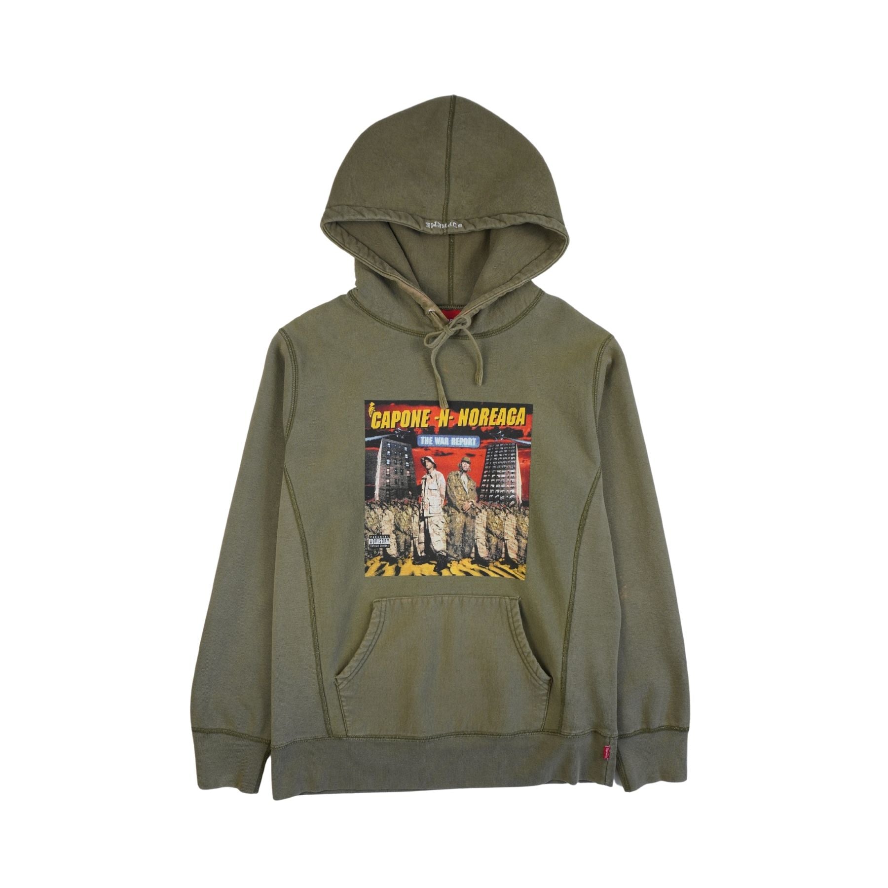 Supreme Capone N Noreaga on sale Olive Hoodie