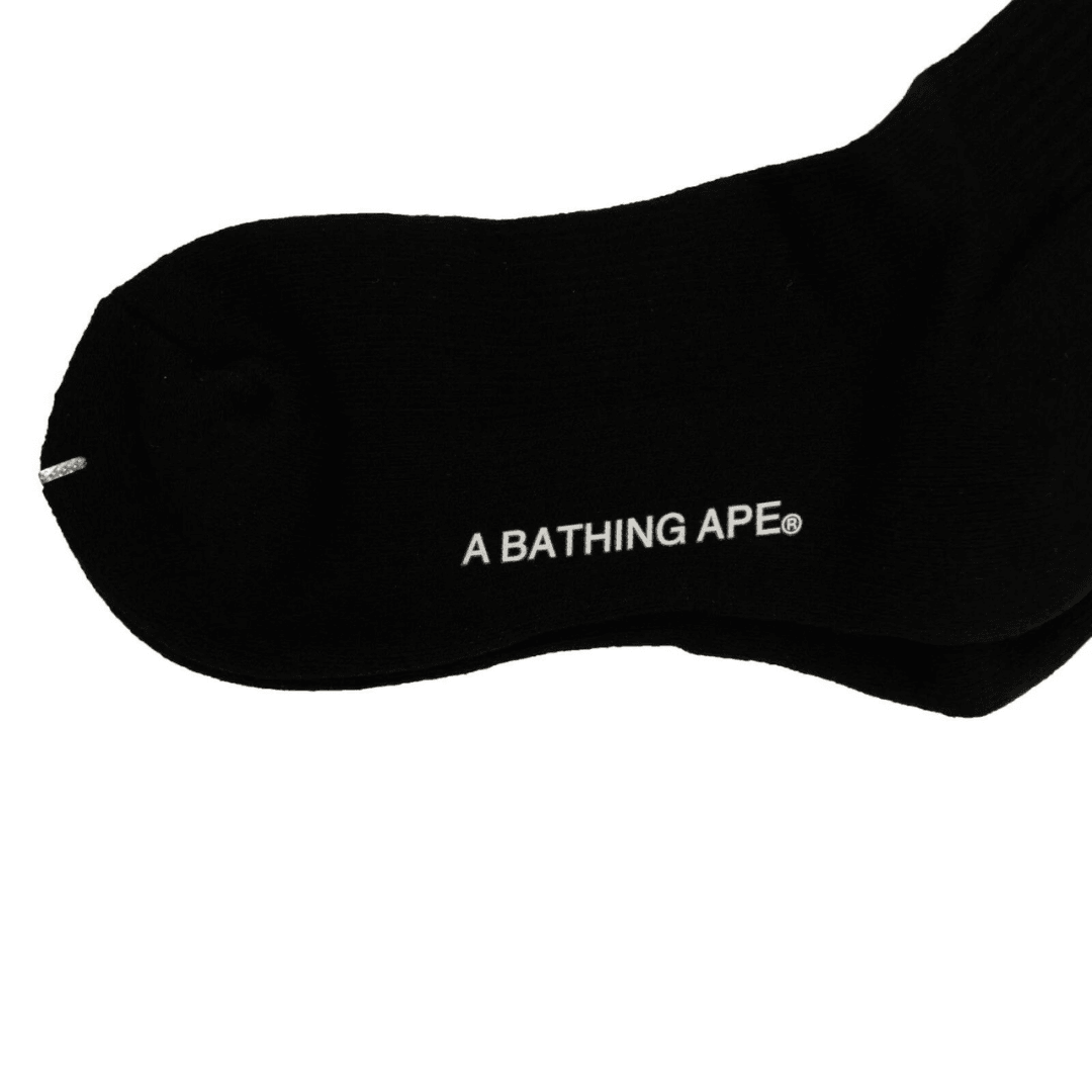 Bape Crew Socks - Men's L - Fashionably Yours