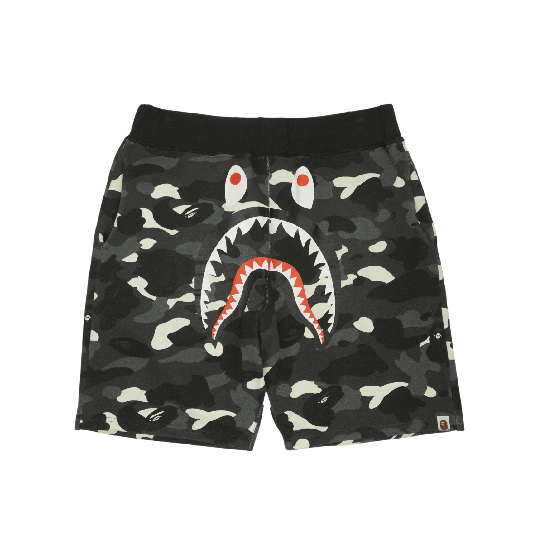 Gray bape shorts best sale