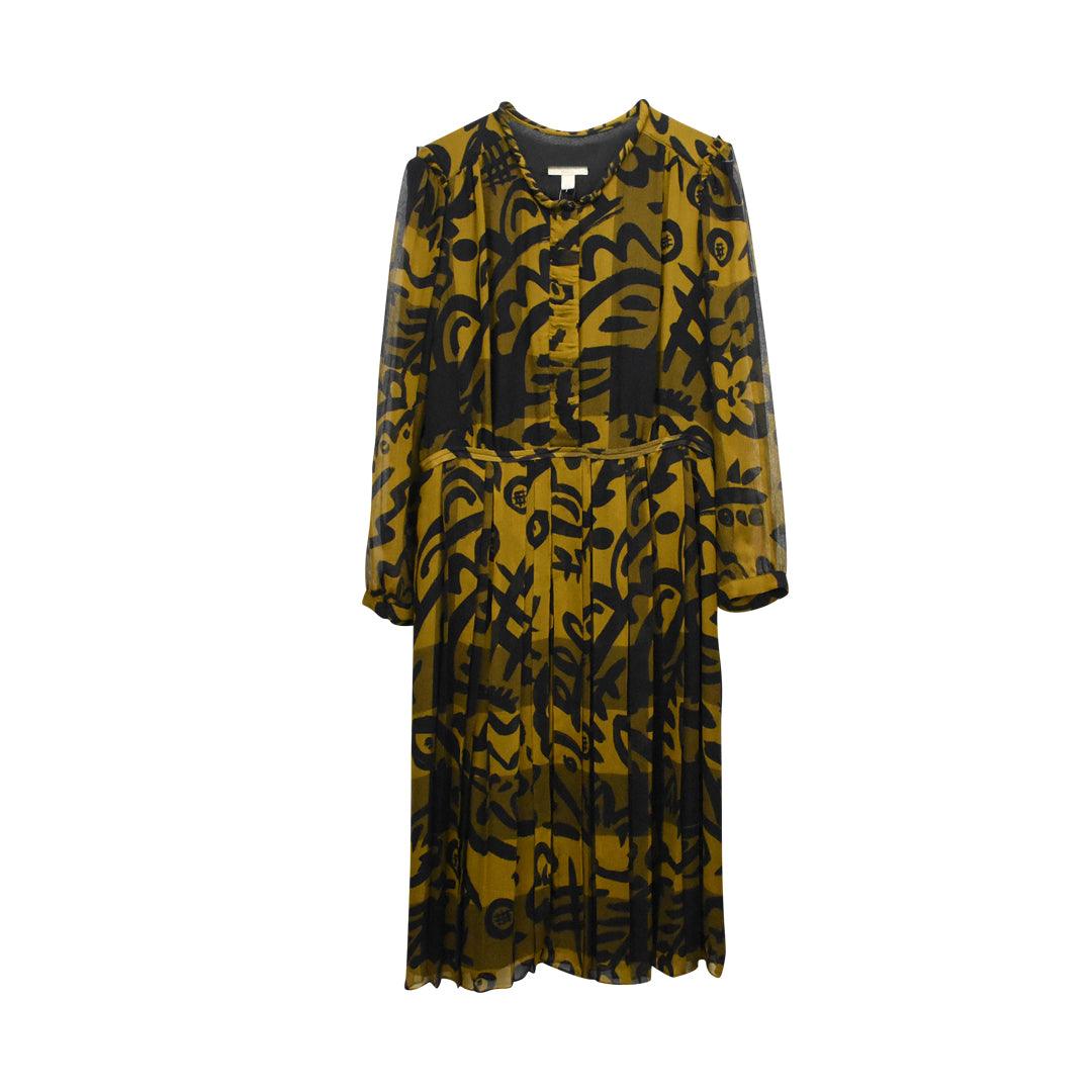 burberry brit silk dress Burberry Brit Silk Knee-Length Dress - Black Dresses, Clothing - BBR116332