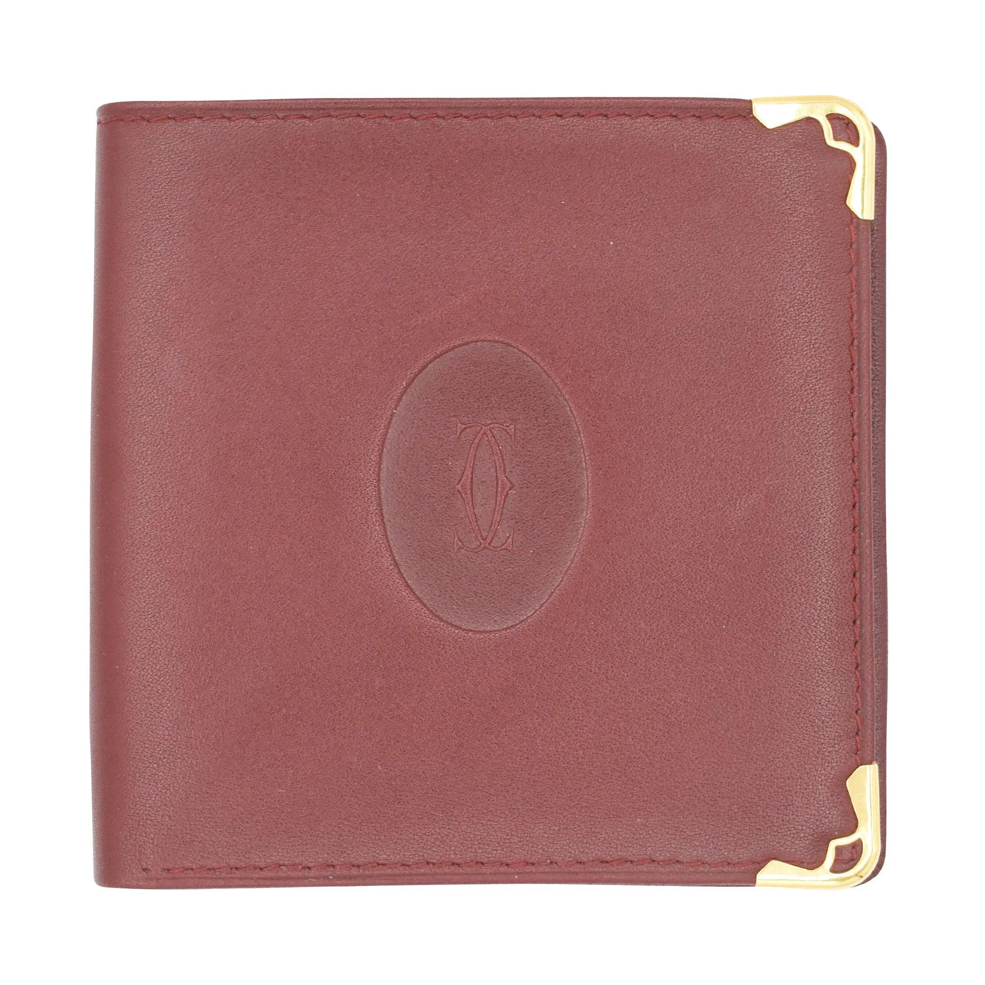 Cartier bi fold wallet sale