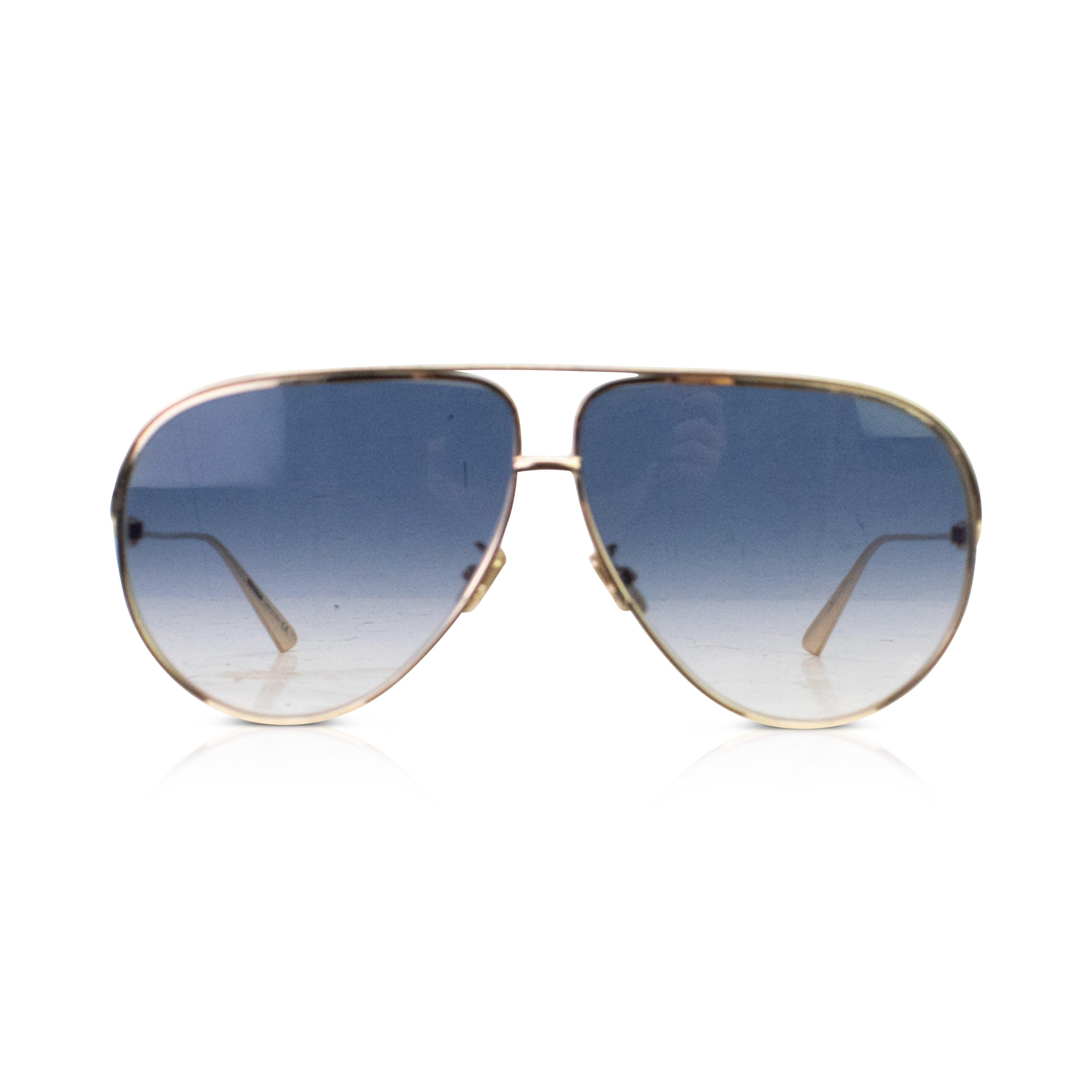 Dior gold aviator clearance sunglasses