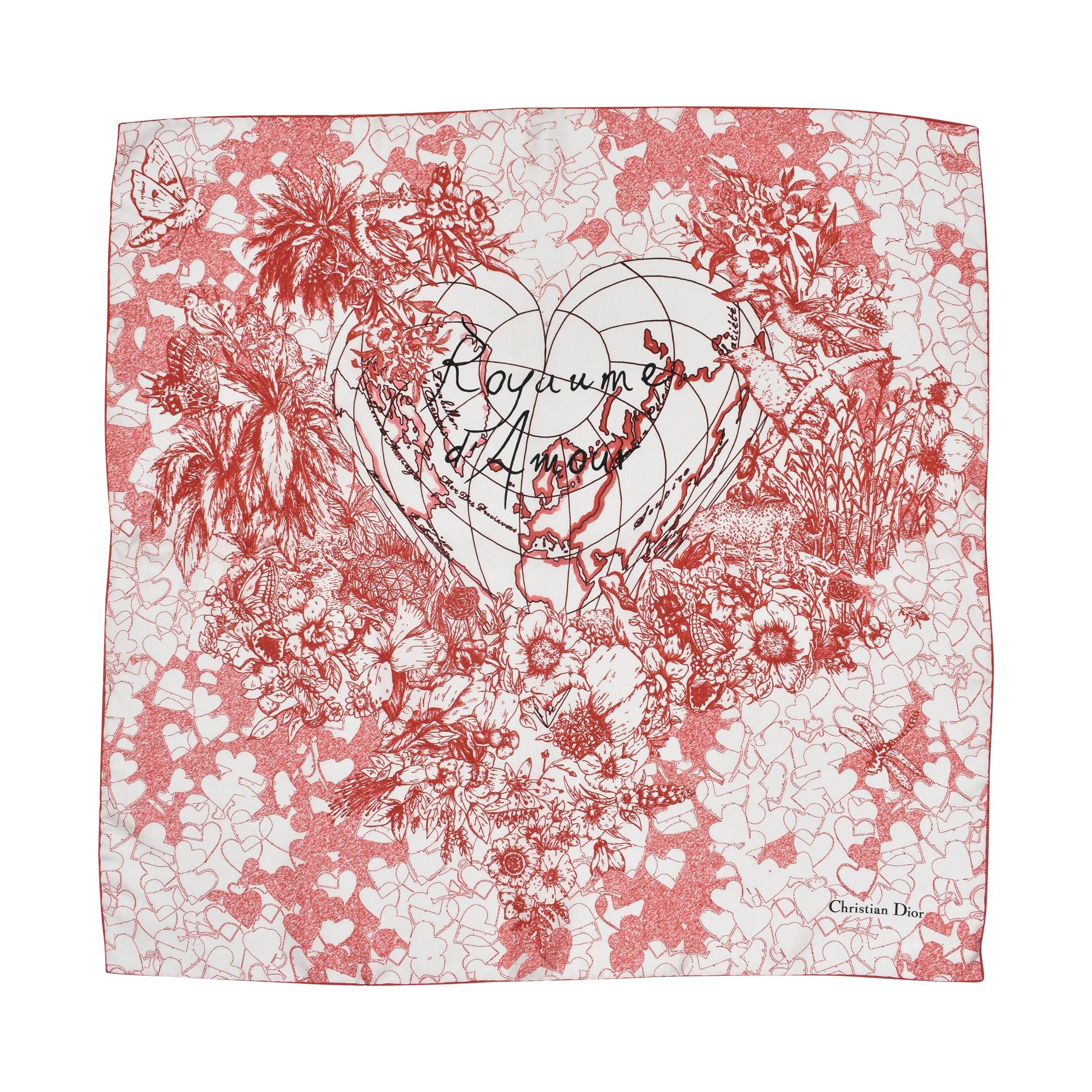 Christian Dior 'Royaume d'Amour' Scarf - Fashionably Yours
