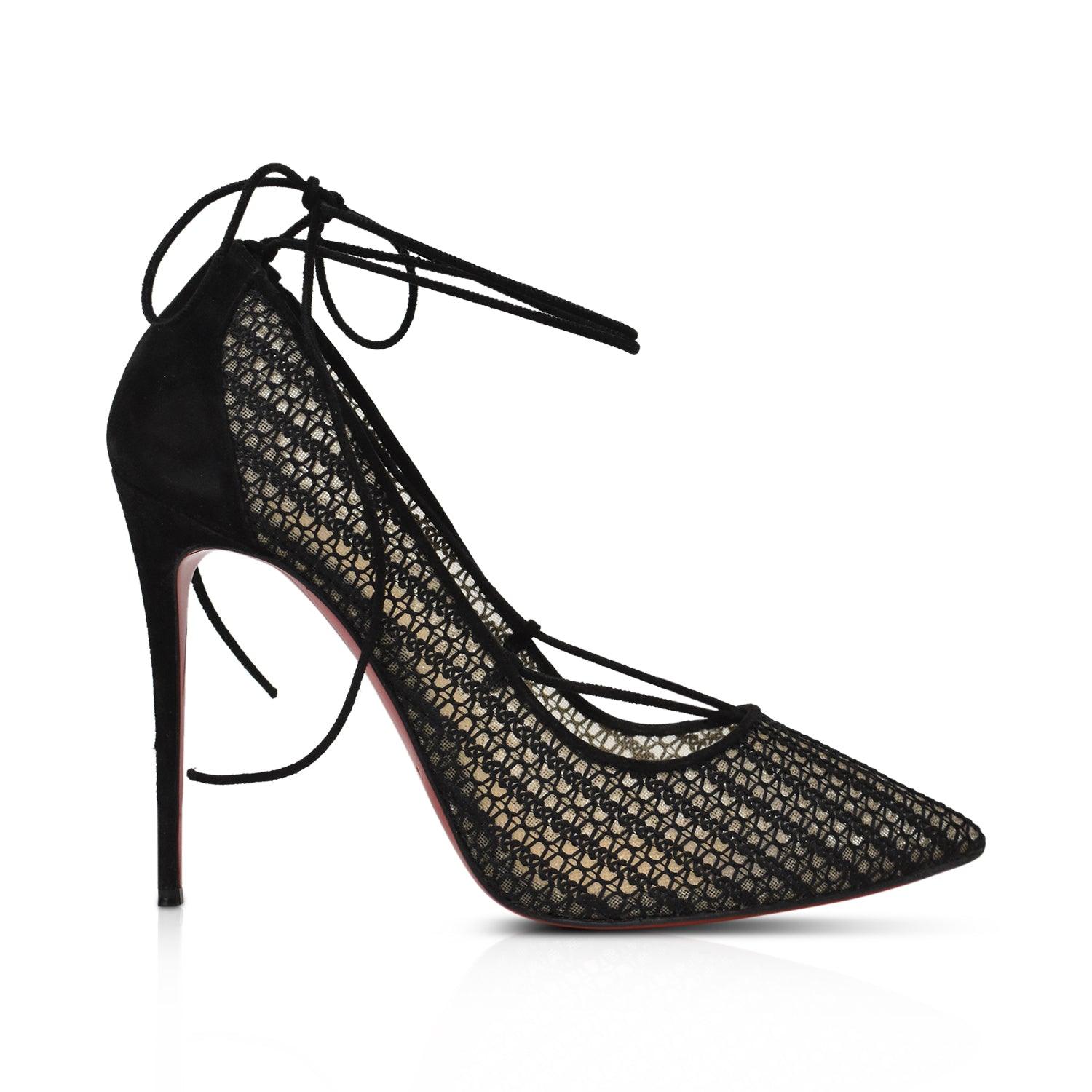 Christian louboutin pointed toe hot sale pumps