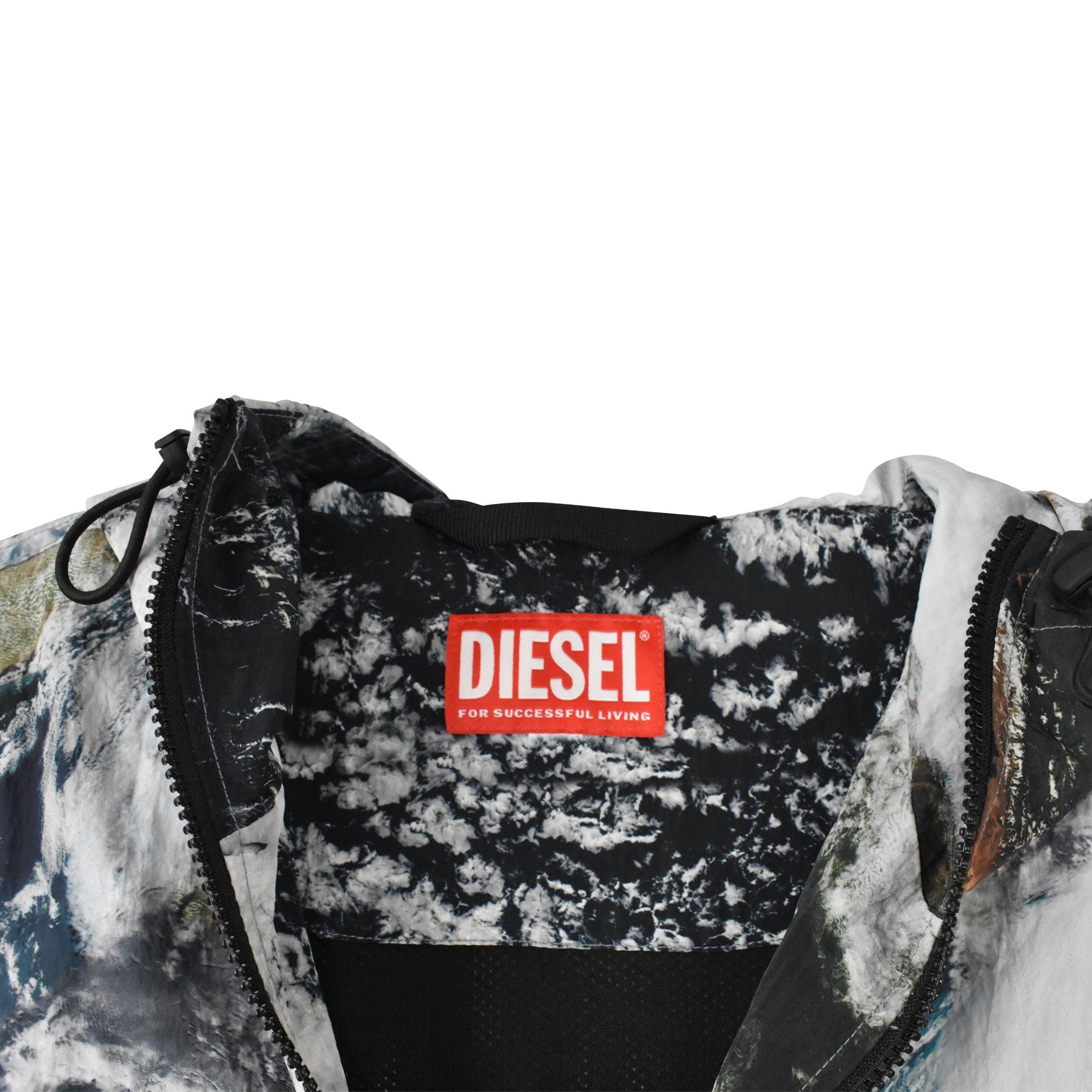 Diesel Windbreaker Jacket - Men's 48 - Fashionably Yours