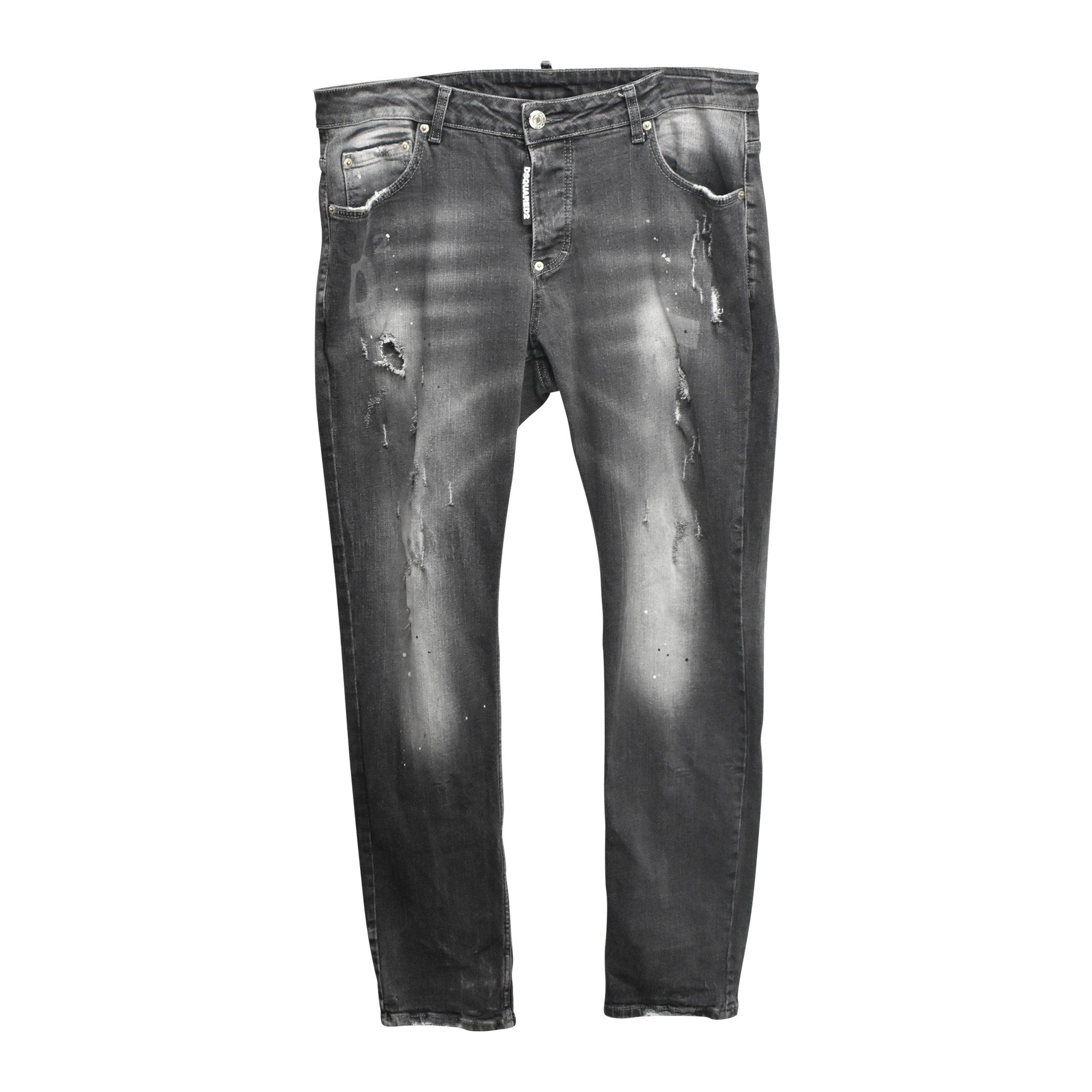 Farfetch Dsquared Jeans Black Paint Dsquared2 Jeans Farfetch