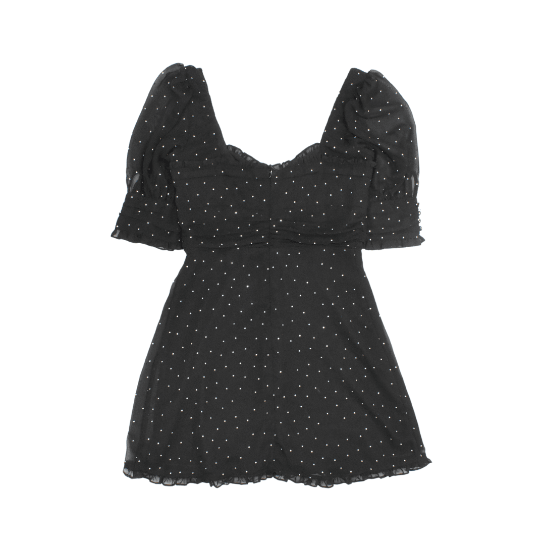 lucky dice mini dress For Love & Lemons Lucky Dice Mini Dress in Twilight
