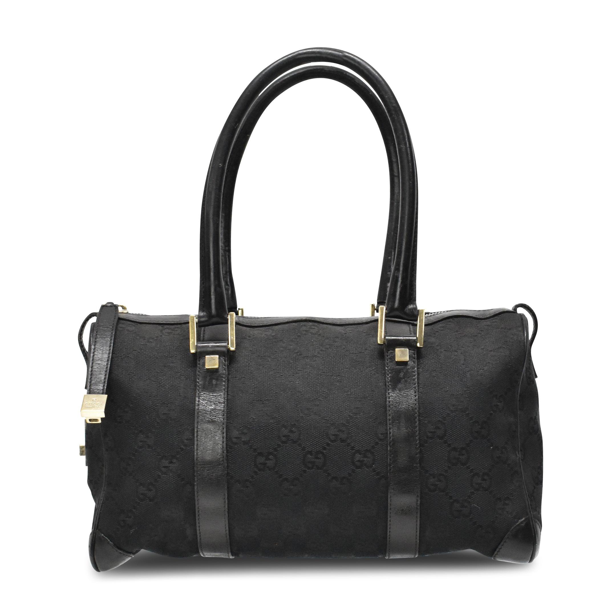 Gucci black boston bag sale