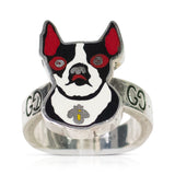 Gucci Boston Terrier Ring - 6.75 - Fashionably Yours