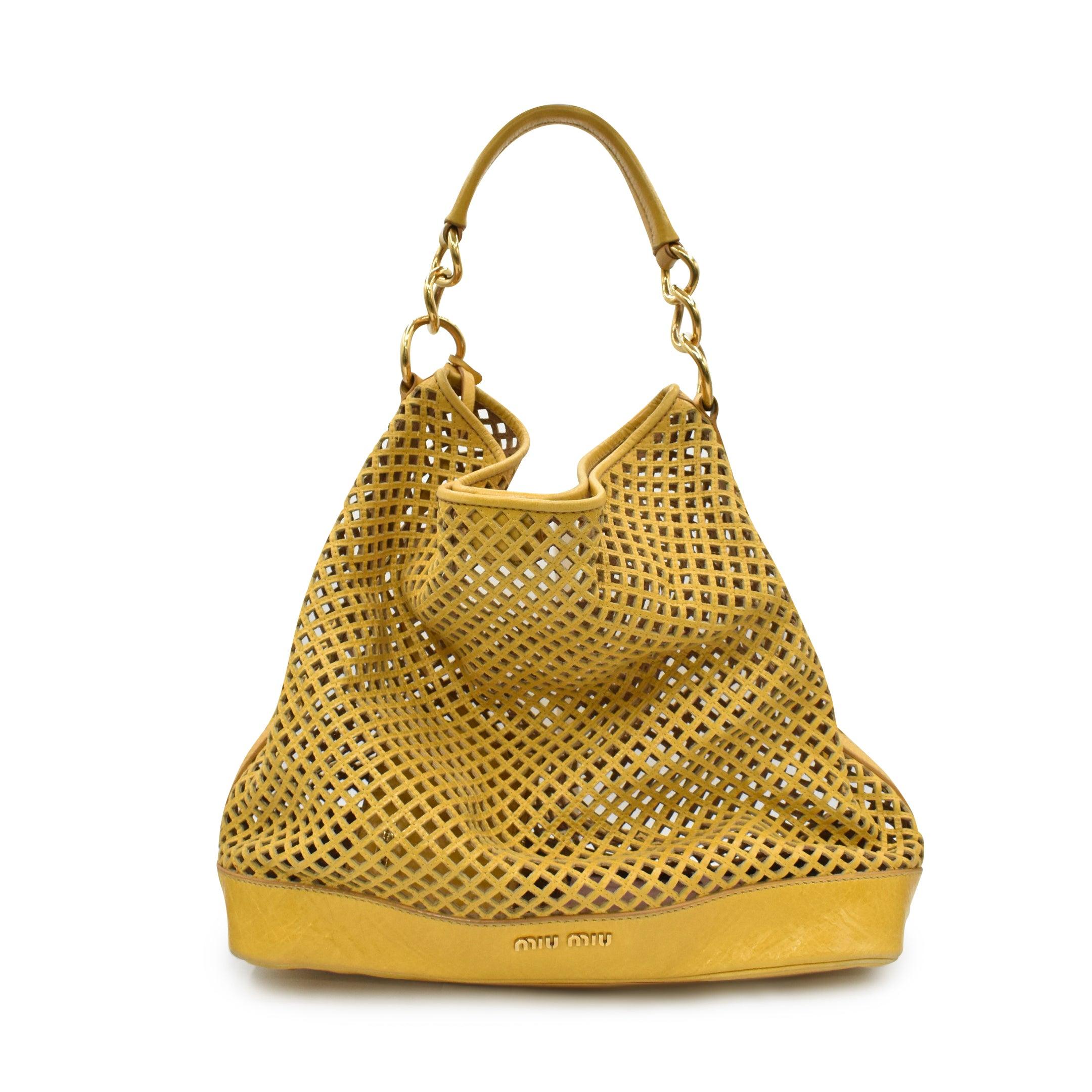 Miu miu yellow bag online