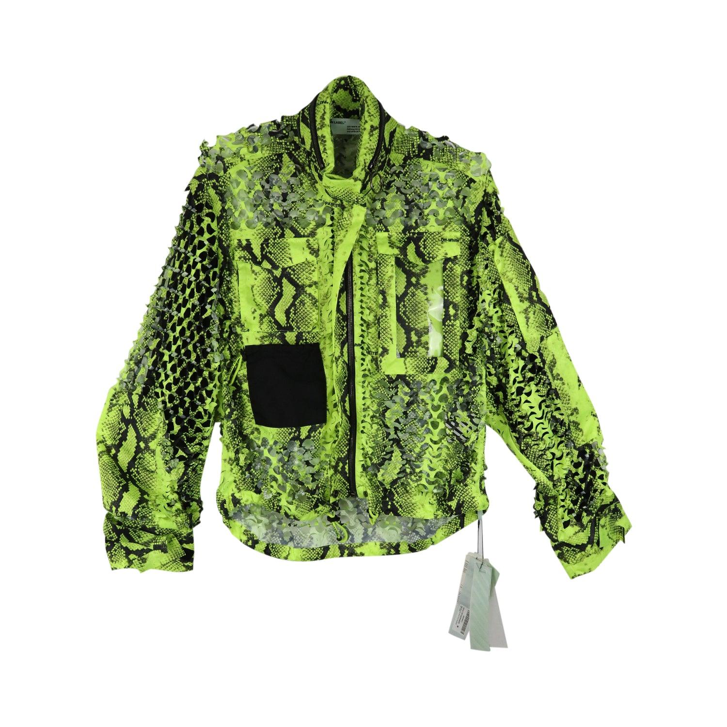 Neon green clearance jacket women's