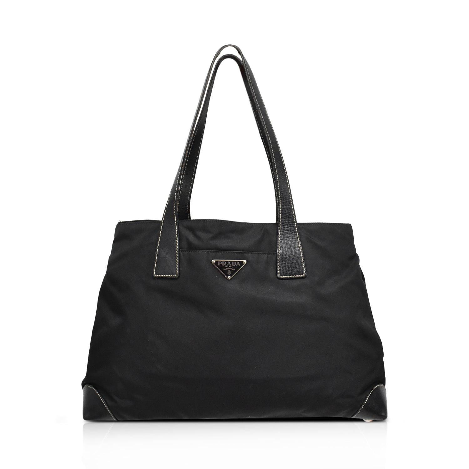 Prada nylon clearance tote handbags