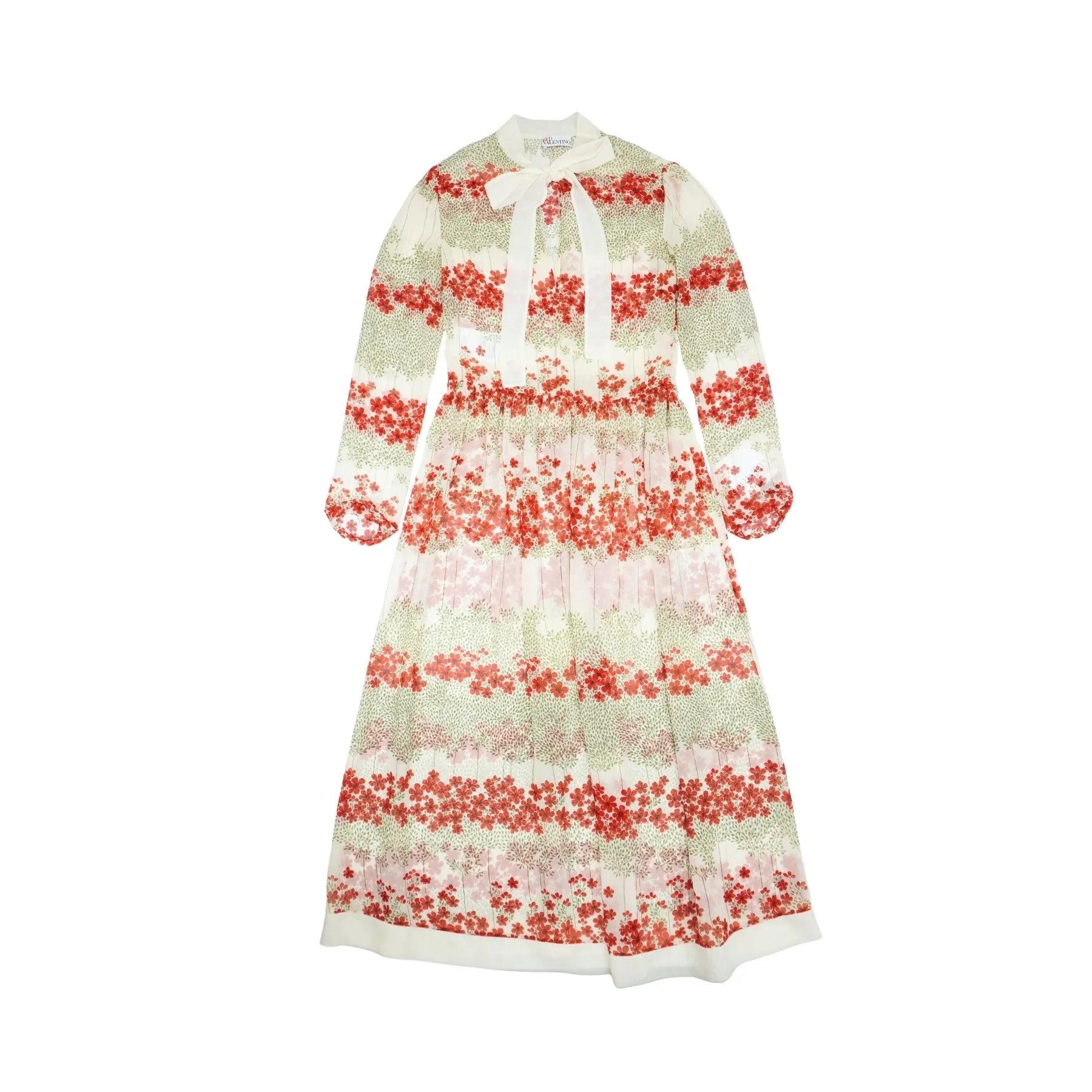 red valentino long sleeve dress Valentino, Silk gown, Women, Red, US 8, Dresses