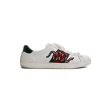 Gucci 'Ace' Embroidered Snake Sneakers - Men's 10