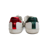 Gucci 'Ace' Embroidered Snake Sneakers - Men's 10