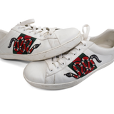 Gucci 'Ace' Embroidered Snake Sneakers - Men's 10