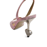 Mach & Mach 'Crystal Heart Slingback Sandals' - Women's 37.5