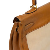 Hermes 'Toile Kelly Retourne 35' Handbag