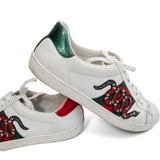 Gucci 'Ace' Embroidered Snake Sneakers - Men's 10
