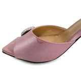 Mach & Mach 'Crystal Heart Slingback Sandals' - Women's 37.5
