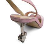 Mach & Mach 'Crystal Heart Slingback Sandals' - Women's 37.5