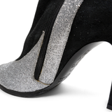 Margiela Glitter Ankle Strap Boots - Women's 36.5