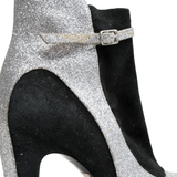 Margiela Glitter Ankle Strap Boots - Women's 36.5