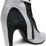Margiela Glitter Ankle Strap Boots - Women's 36.5