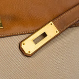 Hermes 'Toile Kelly Retourne 35' Handbag