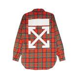 Off-White Flannel Shirt - Women's S