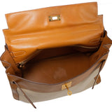 Hermes 'Toile Kelly Retourne 35' Handbag
