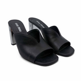 Miu Miu Metallic Mules - Women's 39