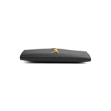 Saint Laurent Monogram Leather Envelope Pouch