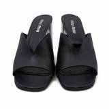 Miu Miu Metallic Mules - Women's 39