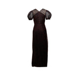 Self Portrait Polka Dot Puff Sleeve Dress - Women's 6