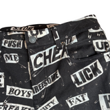 Moschino Couture 'Safety Print' Jeans - Women's 29