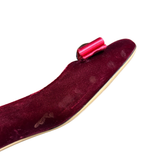 Salvatore Ferragamo Velvet Bow Heels - Women's 8