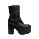Dries Van Noten Leather Platform Boots - Women's 36.5