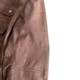 Hugo Boss Leather Jacket - Men's 54