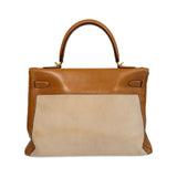 Hermes 'Toile Kelly Retourne 35' Handbag