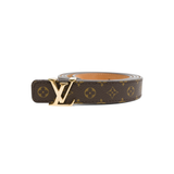 Louis Vuitton '20 mm' Monogram Belt - Women's 36