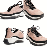 Chanel 'Interlocking CC' Sneakers - Women's 37
