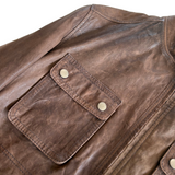 Hugo Boss Leather Jacket - Men's 54