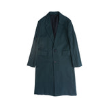 Ami Green Wool Coat - Men's 38