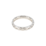 Chanel Diamond Quilted Ring - 6